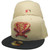 Oakland Athletics 'Iron Stomper' Custom New Era Fitted - Vegas Gold, Black, Red