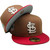 St. louis Cardinals New Era Harvest 59Fifty Fitted - Lt. Brown, Red, Beige