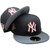 New York Yankees 100th Ann. Custom New Era Fitted - Graphite, Gray, Orange
