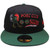 Port City Roosters 'AJ 2 Christmas' Custom New Era Fitted - Black, Green, Red