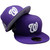 Washington Nationals Custom New Era 59Fifty Fitted - Purple, White, Silver