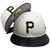 Pittsburg Pirates New Era Leather Visor 59Fifty Fitted - Cream, Black, Yellow