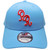 Puerto Rico Custom New Era 9Forty Snapback Hat - Sky Blue, Red, Pink