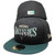 Fresno Grizzlies Custom New Era 59Fifty Fitted - Black, Green, Silver