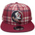 Florida State Seminoles New Era Plaid 9Fifty Snapback - Burgundy, Beige, White