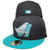Anaheim Angels 40th Season Custom New Era 59Fifty Fitted - Black, Teal, White