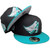 Anaheim Angels 40th Season Custom New Era 59Fifty Fitted - Black, Teal, White
