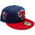 New York Knicks 2x Champions Custom New Era 59Fifty Fitted - Navy, Red, Gray