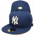 New York Yankees 27x Champs Custom NE Fitted - Light Navy, White, Yellow
