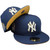 New York Yankees 27x Champs Custom NE Fitted - Light Navy, White, Yellow