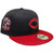 Cincinnati Reds 2003 Inaugural Custom New Era Fitted - Black, Red, Silver
