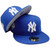 New York Yankees 09 WS Custom New Era 59Fifty Fitted - Royal, White, Silver