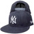 NY Yankees 27 Champs Custom New Era Snapback - Navy Corduroy, White, Silver