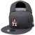Los Angeles Dodgers Custom New Era Snapback - Black, Copper Badge, Gray