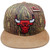 Chicago Bulls New Era Camo Sneaker Pin 9FIFTY Snapback - Tan, Red, Green