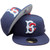 Brooklyn Cyclones New Era 2025 MiLB 59Fifty Fitted - Light Navy, White, Red