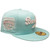 Brooklyn Dodgers 50th Ann. Custom New Era 59Fifty Fitted - Light Teal, White, Silver
