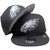 Philadelphia Eagles New Era Basic 9Fifty Snapback - Black, Green, Metallic Silver