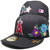 Anaheim Angels New Era Tonal Floral 59Fifty Fitted Hat - Black, Red, Multi