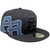 Puerto Rico New Era Side Logo 59Fifty Fitted Hat - Black, Sky Blue