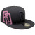 Dominican Republic New Era Side Logo 59Fifty Fitted Hat - Black, Pink