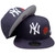 New York Yankees Rose Custom New Era 59Fifty Fitted - Navy, White, Red