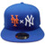 Mets vs Yankees Custom New Era 59Fifty Fitted Hat - Royal, Orange, White