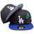 Los Angeles Dodgers Palm Tree Custom New Era Fitted - Black, Royal, White