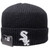 Chicago White Sox New Era Skull Knit Beanie - Black, Gray, White