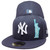 NY Yankees Custom Statue 27 Champs 59Fifty Fitted - Navy, White, Teal