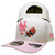 New York Mets 60 Anniversary Rose Custom Snapback - Cream, Pink, Red