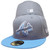 Atlanta Braves 30 Season Custom New Era 59Fifty Fitted - Gray, Sky, White