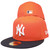 NY Yankees 09 WS Custom New Era 59Fifty Fitted - Orange, Black, White