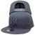 New York Yankees New Era YOUTH 9Fifty Snapback - Dark Graphite Tonal