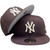 New York Yankees Custom New Era 59Fifty Fitted - Dark Brown, Beige, Gray