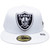 Las Vegas Raiders New Era Color Basic 59Fifty Fitted - White, Black, Gray
