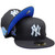 New York Yankees 27 Champs Custom 59Fifty Fitted - Black, Royal, Sky Blue