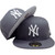 New York Yankees Classic New Era 59Fifty Fitted - Dark Gray, Light Gray Tonal