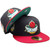 New York Knicks Upside Down Custom NE 59Fifty Fitted - Black, Red, Gold
