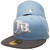 Tampa Bay Rays 20th Season Custom New Era Fitted - Blue, Graphite, Silver