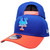 New York Mets New Era Felt 9Forty Snapback Hat - Royal, Orange, White