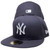 New York Yankees New Era Rhinestone 5950 Fitted - Navy, Silver, White