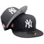 New York Yankees PR Flag Custom 59FIFTY Fitted – Black, White, Gray