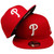 Philadelphia Phillies New Era Home Onfield Fitted Hat - Red, White, Light Royal