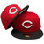 Cincinnati Reds New Era Road Onfield Fitted Hat - Red, Black, White