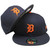 Detroit Tigers New Era 59Fifty Road Onfield Fitted Hat - Navy, Orange