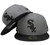 Chicago White Sox New Era 59Fifty Basic Fitted Hat - Storm Gray, Black