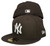 New York Yankees New Era 59Fifty Basic Fitted Hat - Brown, White