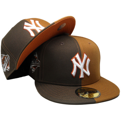 New York Yankees New Era Split 59Fifty Fitted - Brown, Light Brown