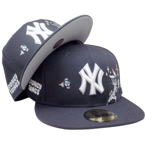 し*う様 59FIFTYLooneyTunes マルチキャラクターストーン【NE New York Yankees New Era Looney Tunes 59Fifty Fitted - Navy, White